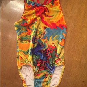 GK Elite Sportswear multicolored leotard